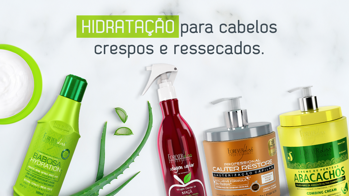 Ativos para hidratar o cabelo crespo - TIPO4