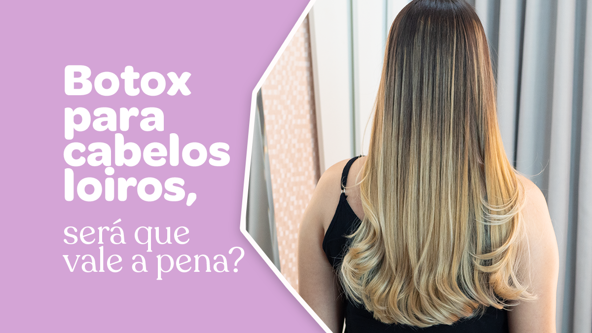 Cabelo loiro,liso e lindo.